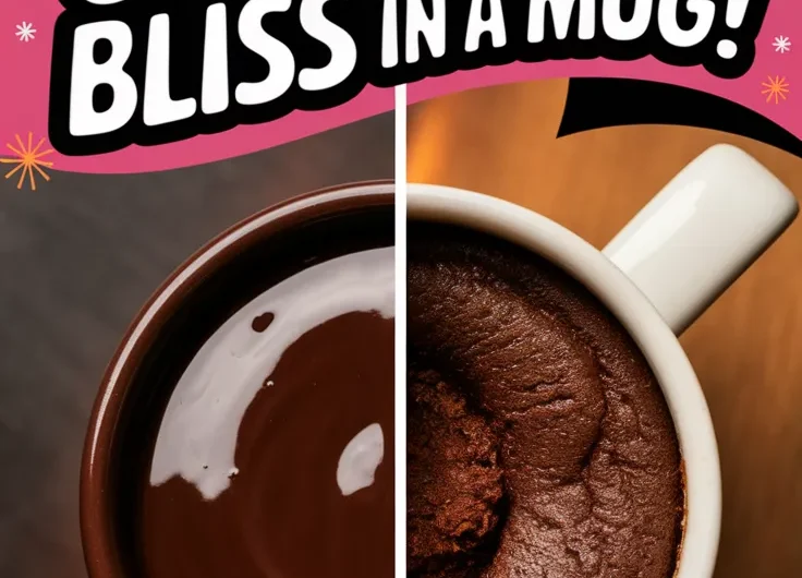 Microwave Dark Chocolate Mug Cake