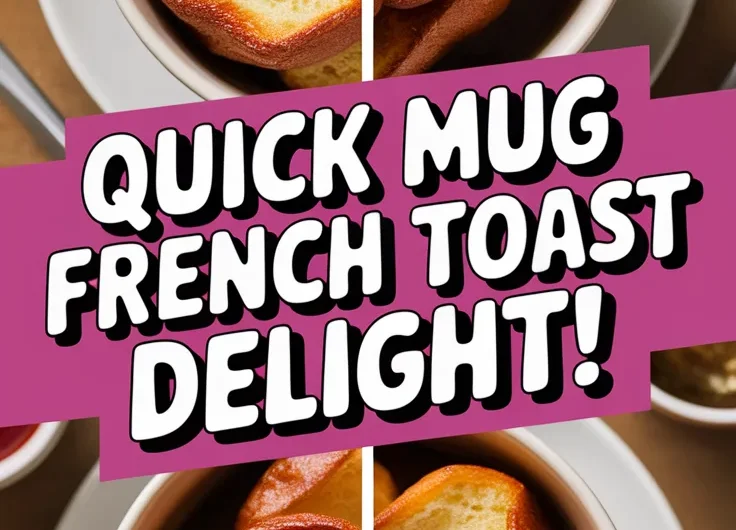 2-Minute Microwave French Toast in a Mug