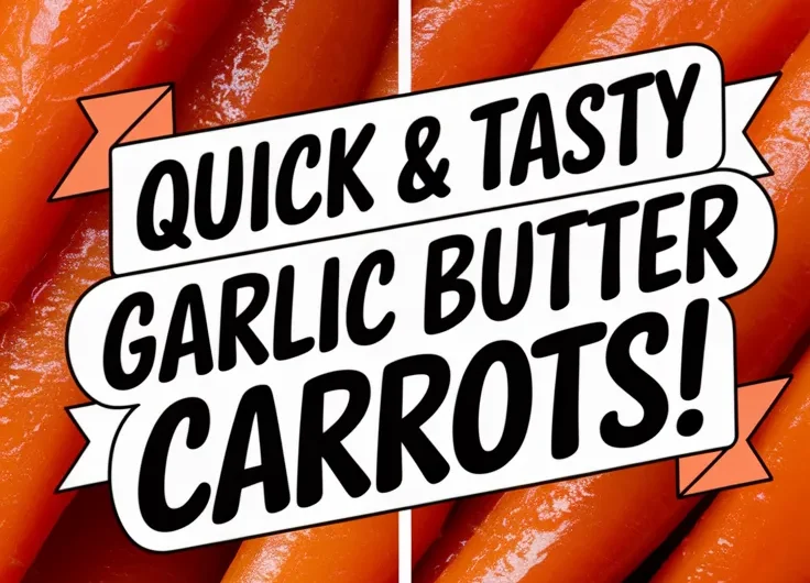 Quick Microwave Garlic Butter Carrots