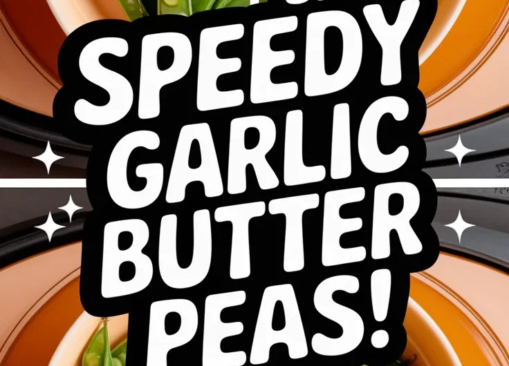 Quick Microwave Garlic Butter Snap Peas