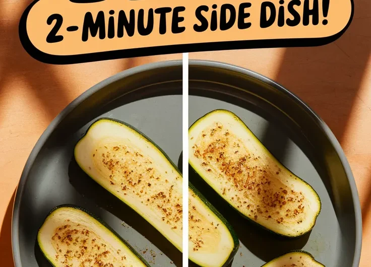Quick Microwave Garlic Butter Zucchini