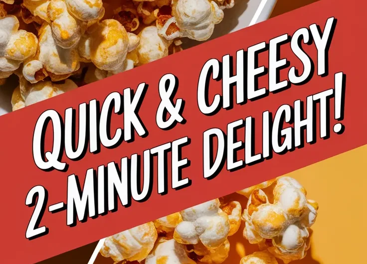 2-Minute Microwave Garlic Parmesan Popcorn