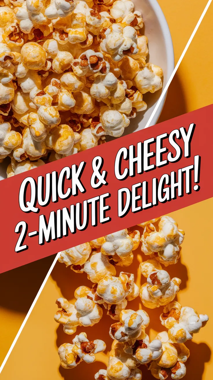 Delicious 2-Minute Microwave Garlic Parmesan Popcorn in a bowl