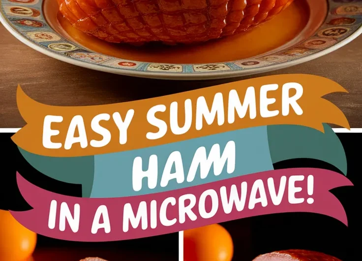 Microwave Honey Glazed Ham