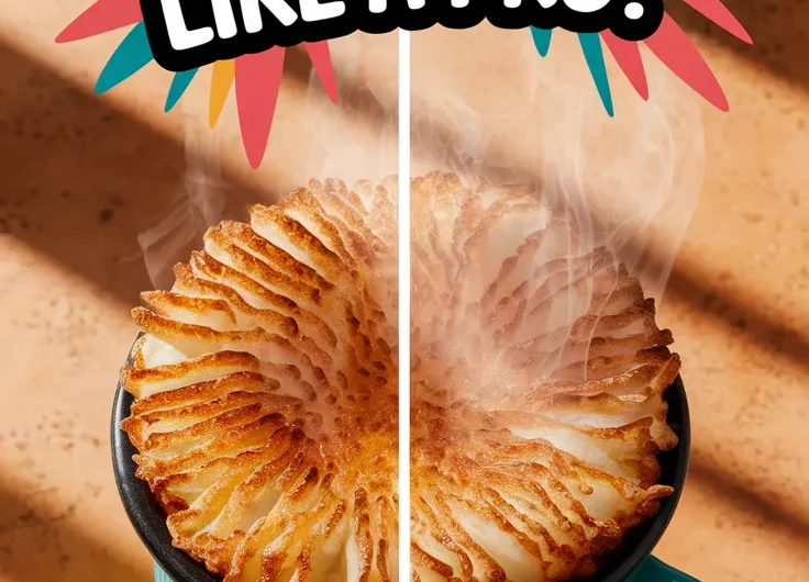 2-Minute Microwave Loaded Hash Brown Mug