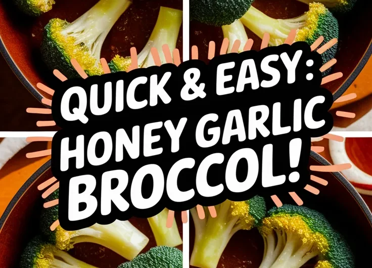 Quick Microwave Honey Garlic Broccoli