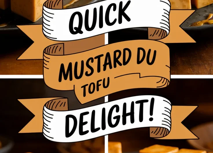 Quick Microwave Honey Mustard Tofu