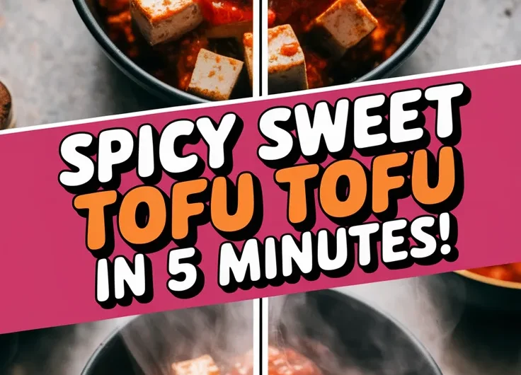 Quick Microwave Honey Sriracha Tofu