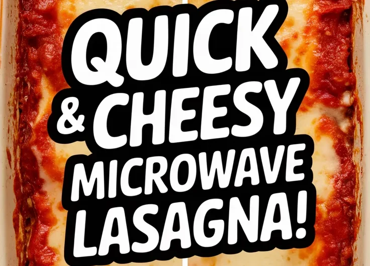 Microwave-Only Lasagna in an Anyday Dish
