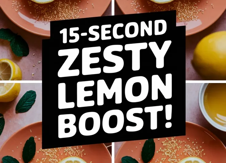 Microwave Lemon Zest in 15 Seconds for Faster Recipes