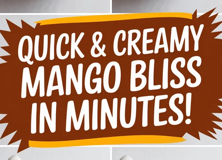 Microwave Mango Lassi Mug
