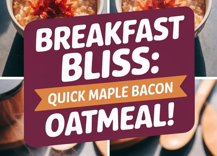 Microwave Maple Bacon Oatmeal