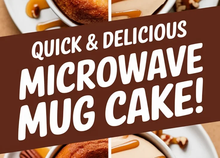 Microwave Maple Pecan Mug Cake