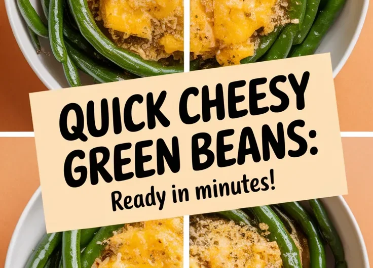 Quick Microwave Parmesan Green Beans