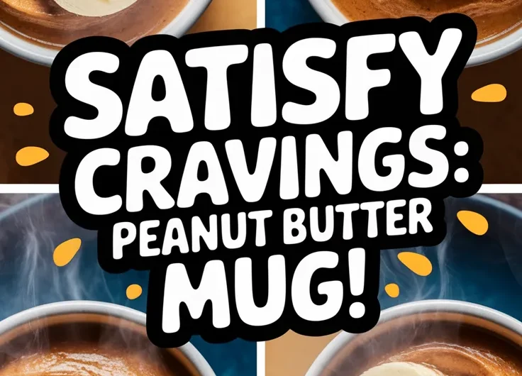 Microwave Peanut Butter Banana Mug Cake