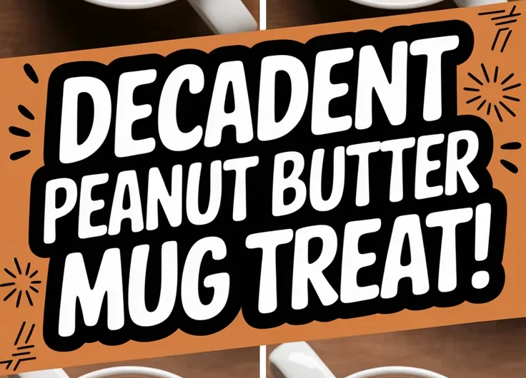 Microwave Peanut Butter Cup Mug Cake