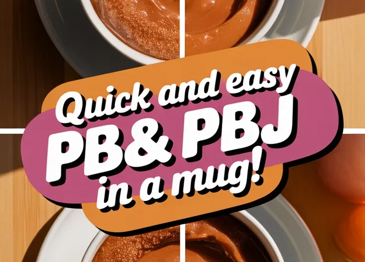 Microwave Peanut Butter Jelly Mug