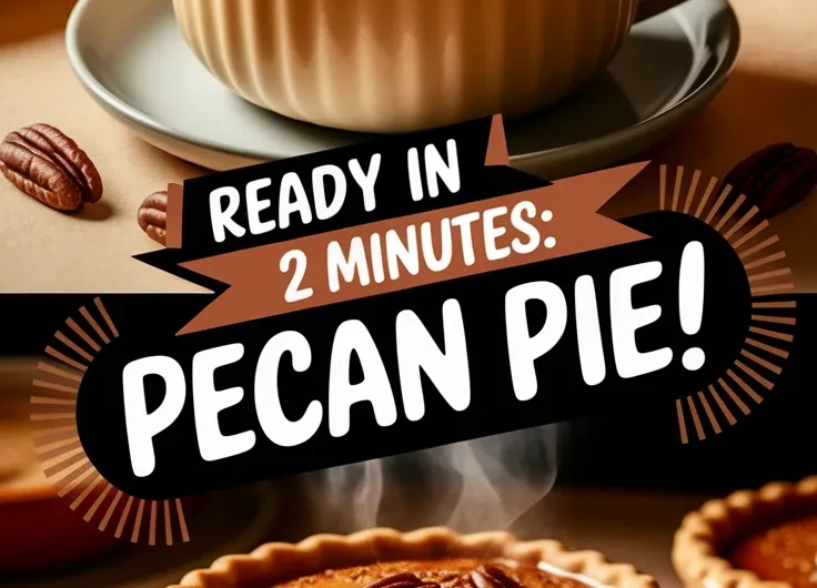 2-Minute Microwave Pecan Pie Mug