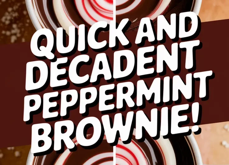 Microwave Peppermint Brownie Mug