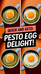 Delicious 2-Minute Microwave Pesto Egg Mug for Keto Diet