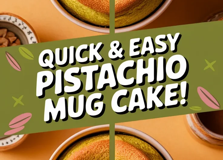 Microwave Pistachio Cake Mug