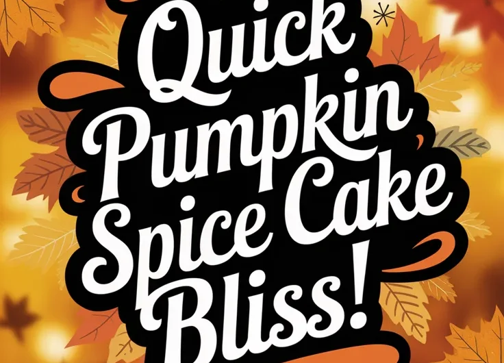 Microwave Pumpkin Spice Latte Cake