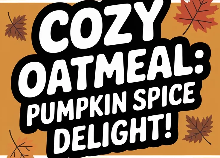 2-Minute Microwave Pumpkin Spice Oatmeal