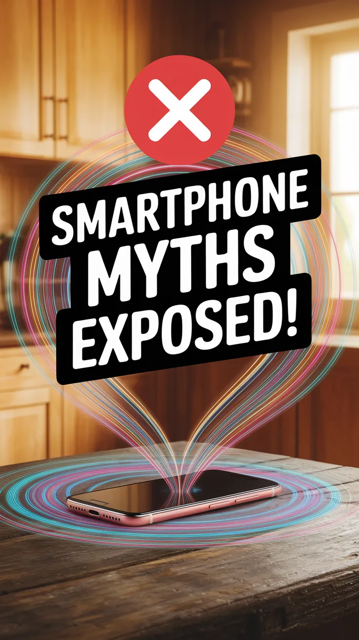 Smartphone myths about microwave radiation leakage debunked.