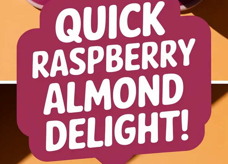Microwave Raspberry Almond Mug Cake