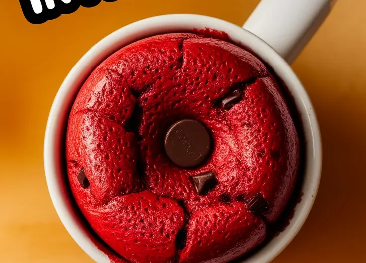 Microwave Red Velvet Mug Cake