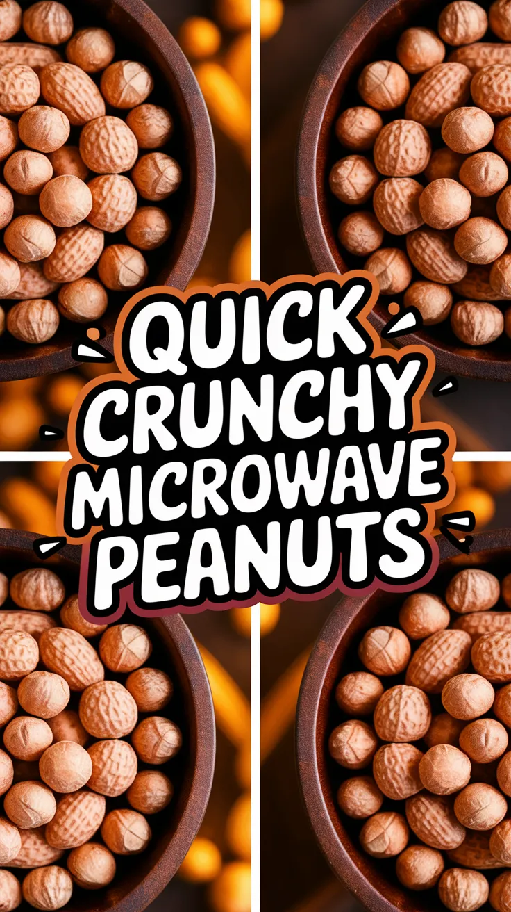 Bowls of roasted peanuts ready to be enjoyed, perfect for microwave roasting.