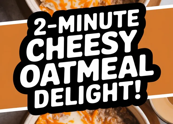 2-Minute Microwave Savory Oatmeal with Cheese