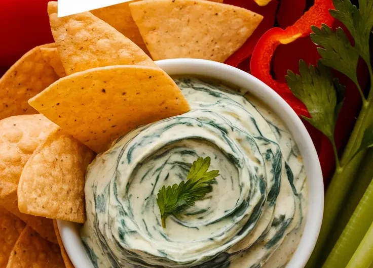 2-Minute Microwave Spinach Artichoke Dip (Low-Carb)