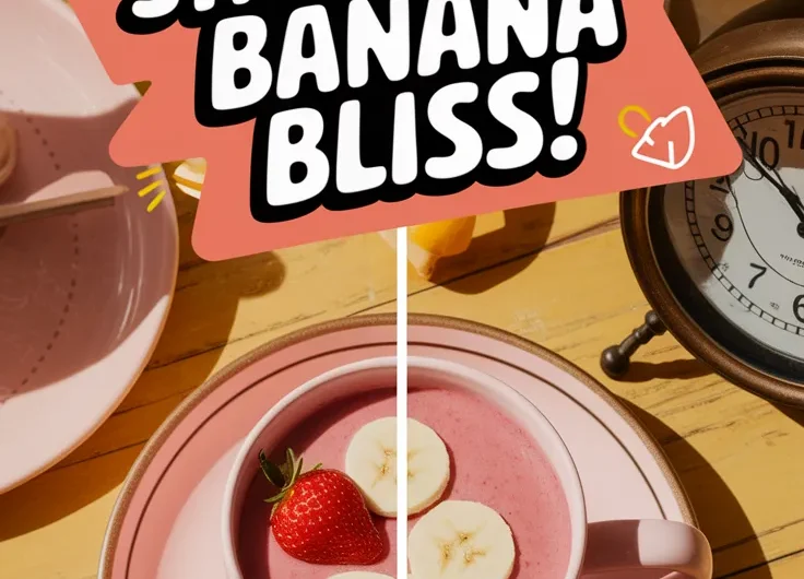 Microwave Strawberry Banana Mug Cake