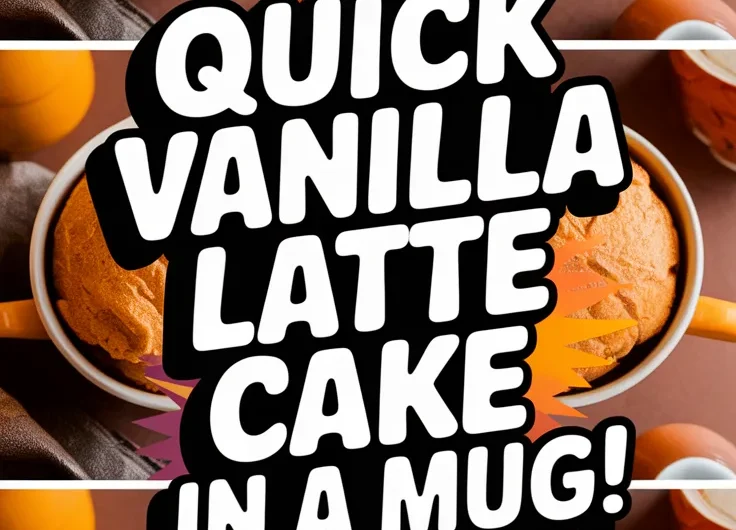 Microwave Vanilla Latte Cake