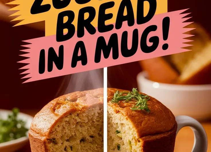 2-Minute Microwave Zucchini Bread Mug (Low-Carb)