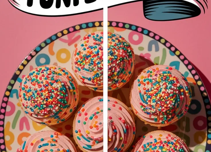 Mini Funfetti Cakes (Microwave Celebration)