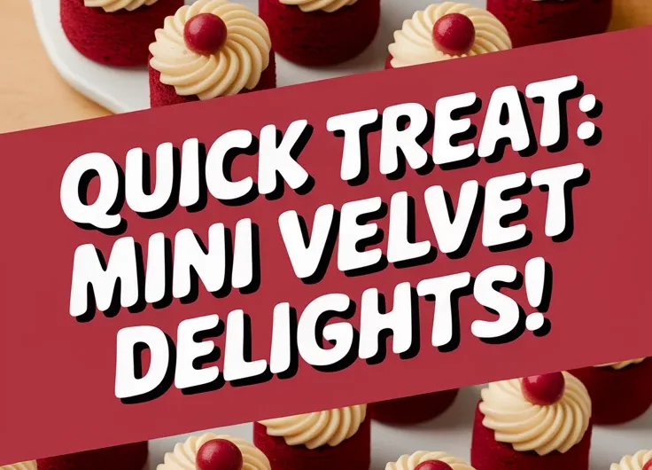 Mini Red Velvet Cakes (Microwave Magic)