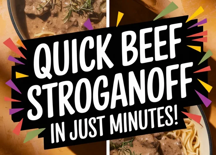 One-Pot Beef Stroganoff (Microwave Style)