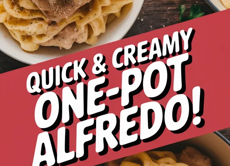 One-Pot Chicken Alfredo (Microwave Simmer Method)