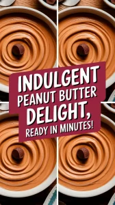 Creamy and indulgent peanut butter cup dip prepared in the microwave, perfect for snacking.