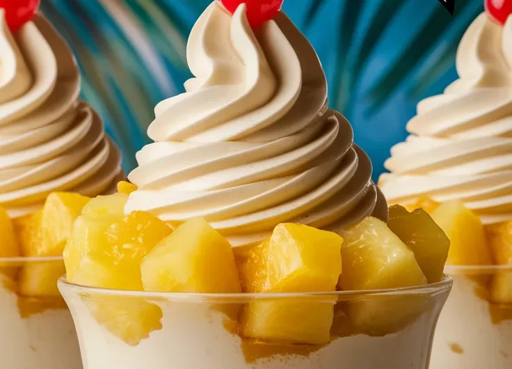 Pineapple Whip Dessert (Microwave Soft Serve)