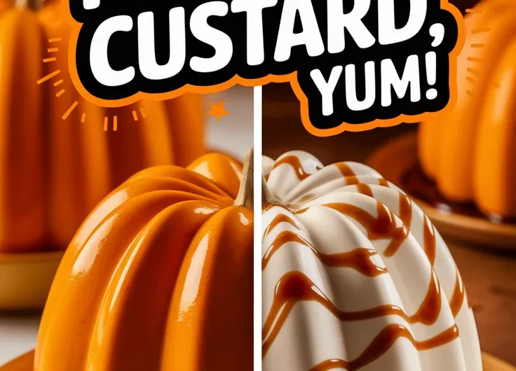 Pumpkin Custard with Maple Syrup