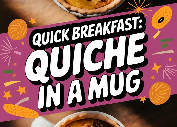 2-Minute Microwave Breakfast Quiche in a Mug