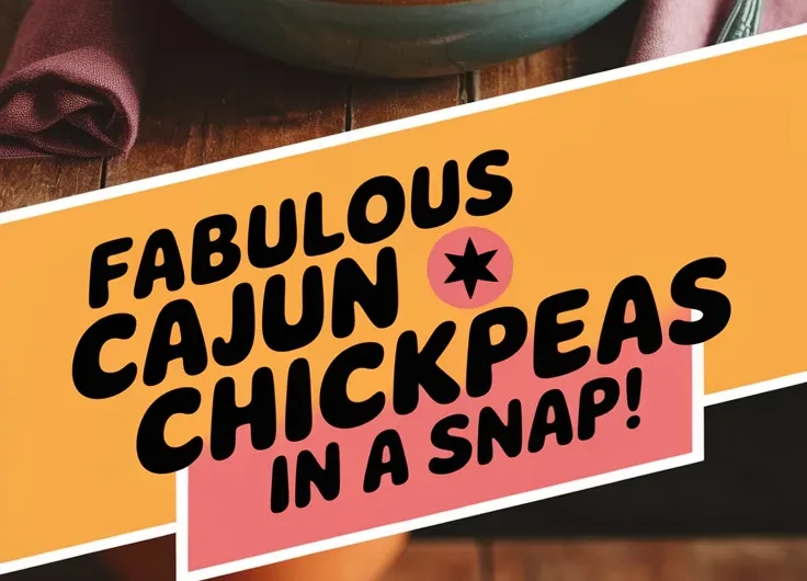 Quick Microwave Cajun Chickpeas
