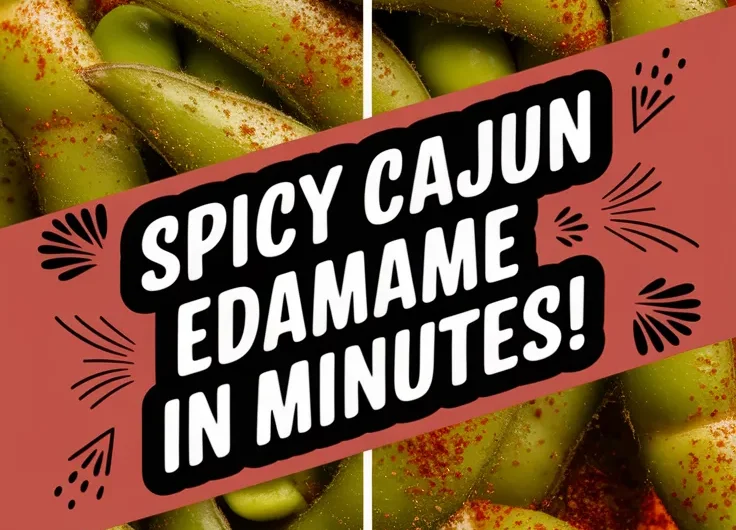 Quick Microwave Cajun Edamame