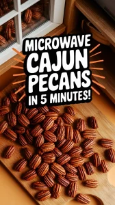 Delicious Cajun Pecans Made in the Microwave in Minutes