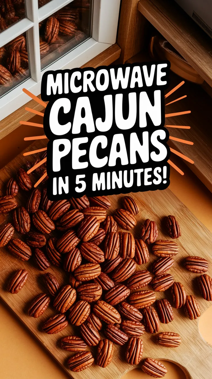 Delicious Cajun Pecans Made in the Microwave in Minutes