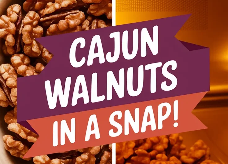 Quick Microwave Cajun Walnuts