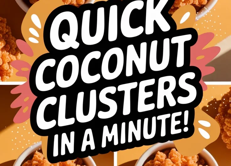 Quick Microwave Coconut Clusters